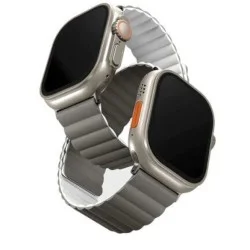 Uniq Revix Reversible Strap For Apple Watch 49/45/44Mm - White Gray